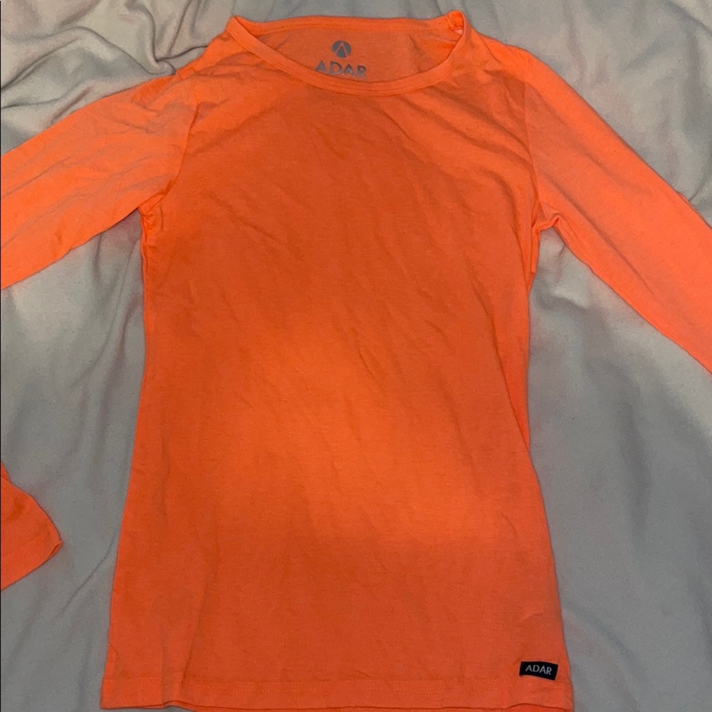 Ada Orange Long Sleeve Shirt (Underscrub)